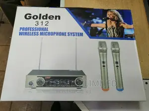Golden Wireless Microphone