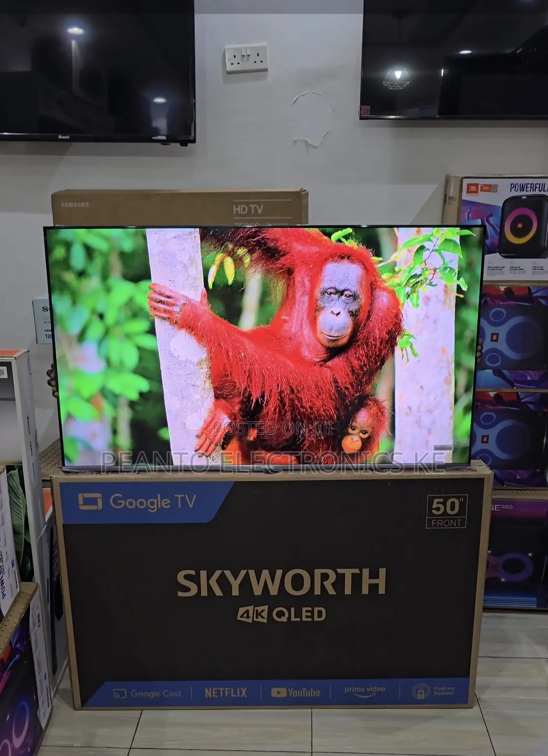 Skyworth 50′′ 50q6500g Qled Google Smart Tv