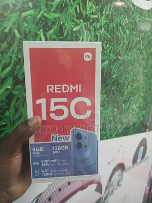 New Xiaomi Redmi 15C 4G 128 GB Black