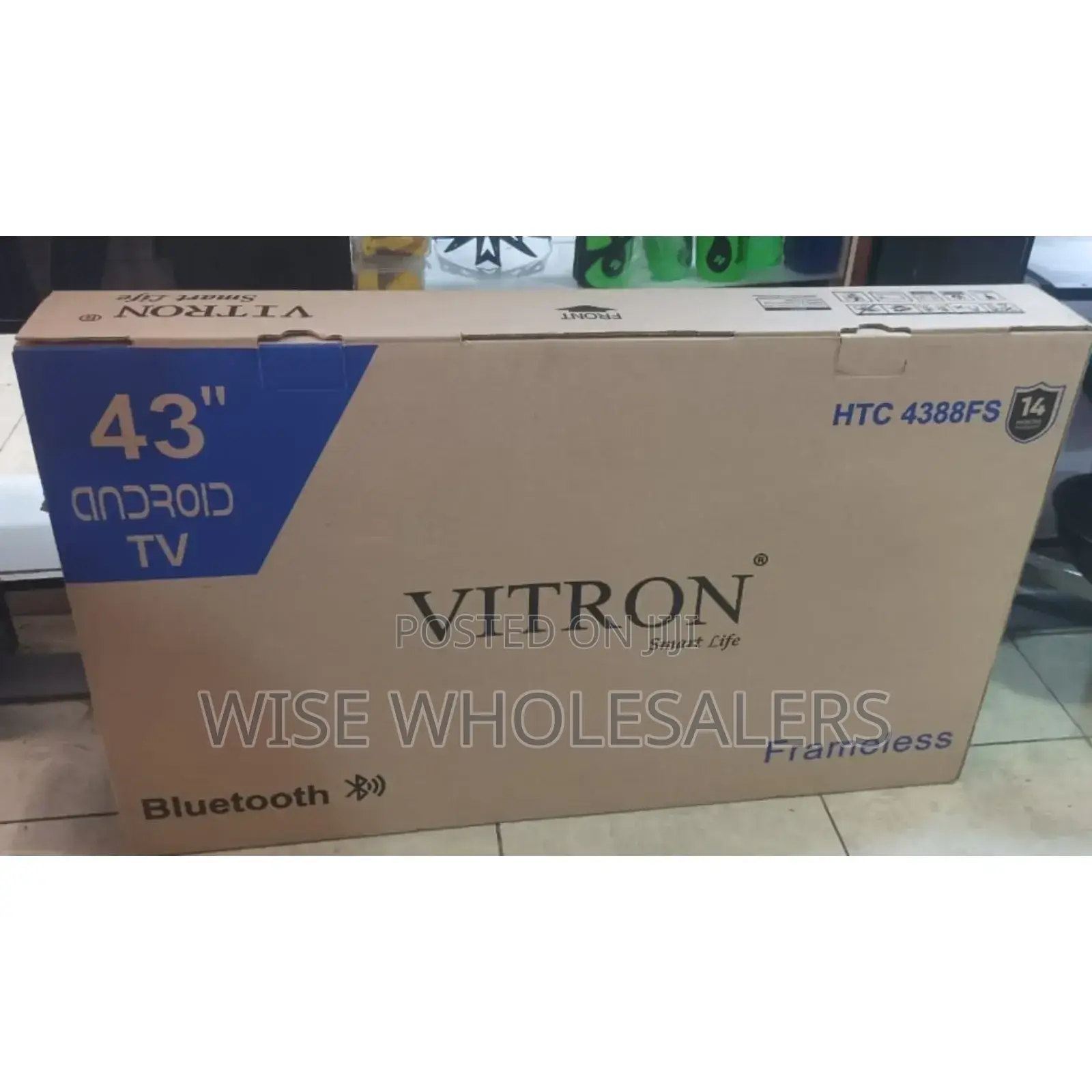 Vitron Smart Android Tv Frameless  43inch