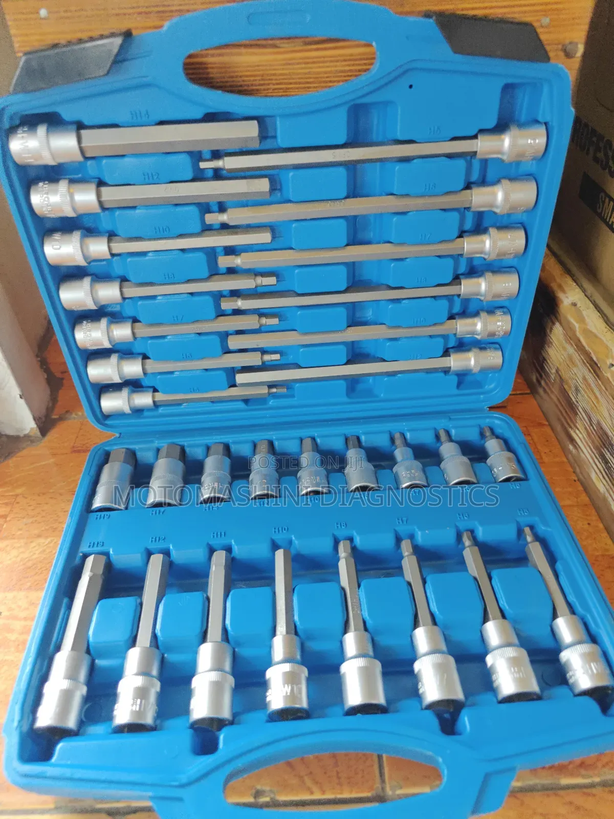 Heavy Duty 30 Piece 1/2" Drive Hex Socket Set Kit
Hex Allen Key