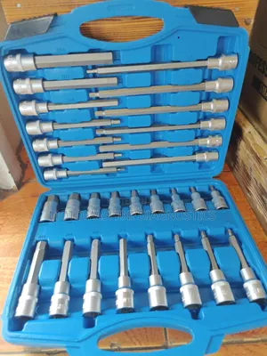 Heavy Duty 30 Piece 1/2" Drive Hex Socket Set Kit
Hex Allen Key