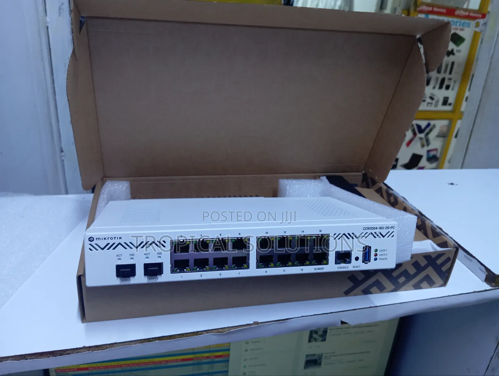 Mikrotik Ccr2004-16g-2s+Pc Gigabit Ports Ethernet Router