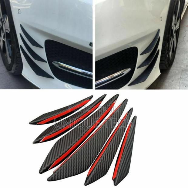 Universal 6pc Bumper Lip Splitter Fins