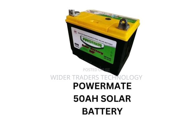 Powermate 50ah Solar Battery - main view
