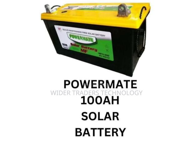 Powermate 100ah Solar Battery - main view