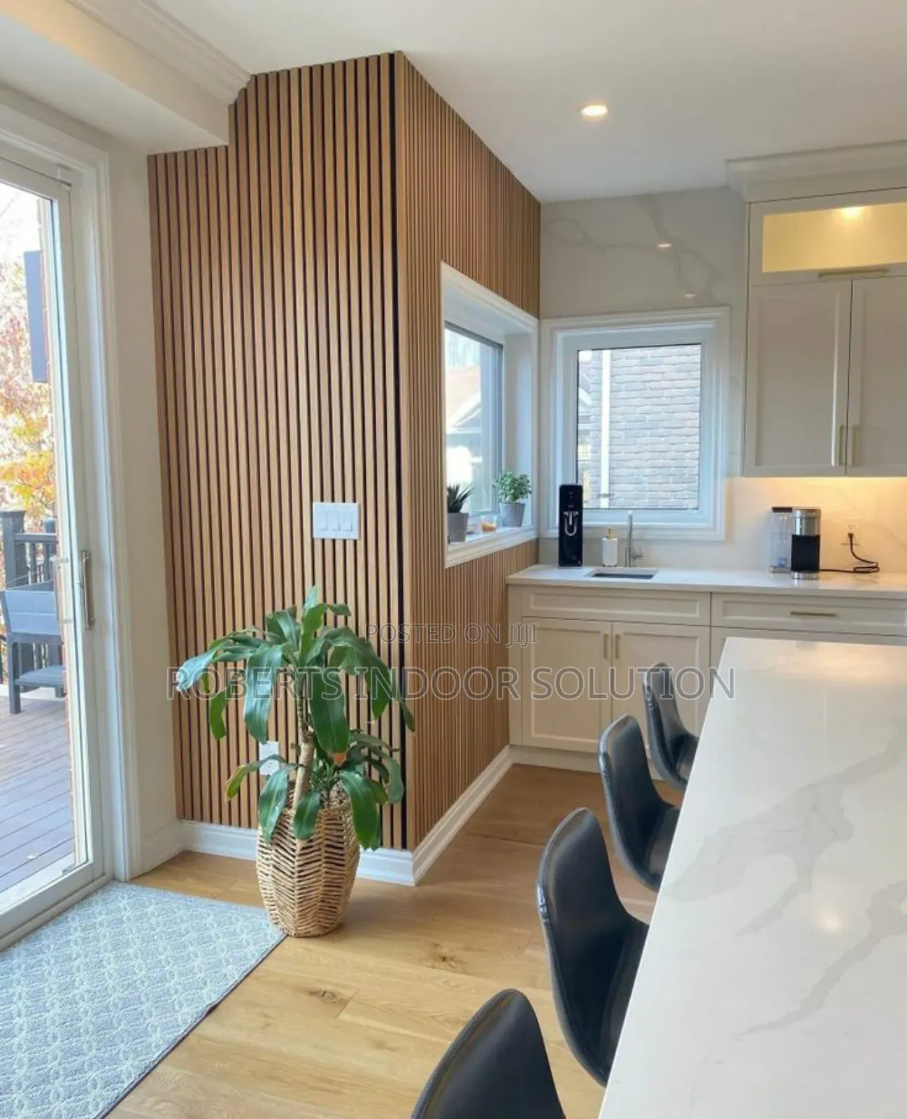 Fluted Panels:Easy to Clean Durable and Waterproof