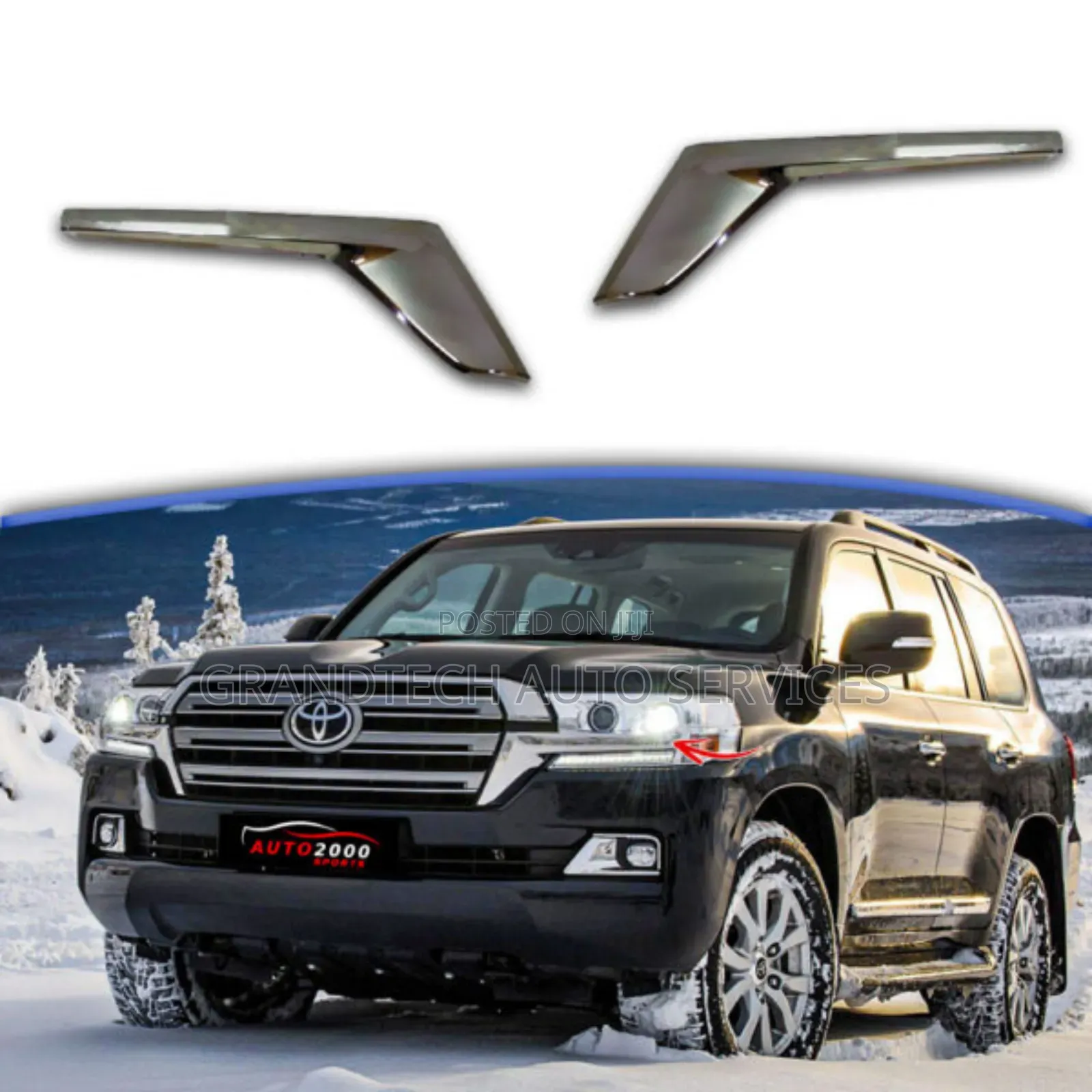 Land Cruiser  200 Series  Headlight  Chrome.