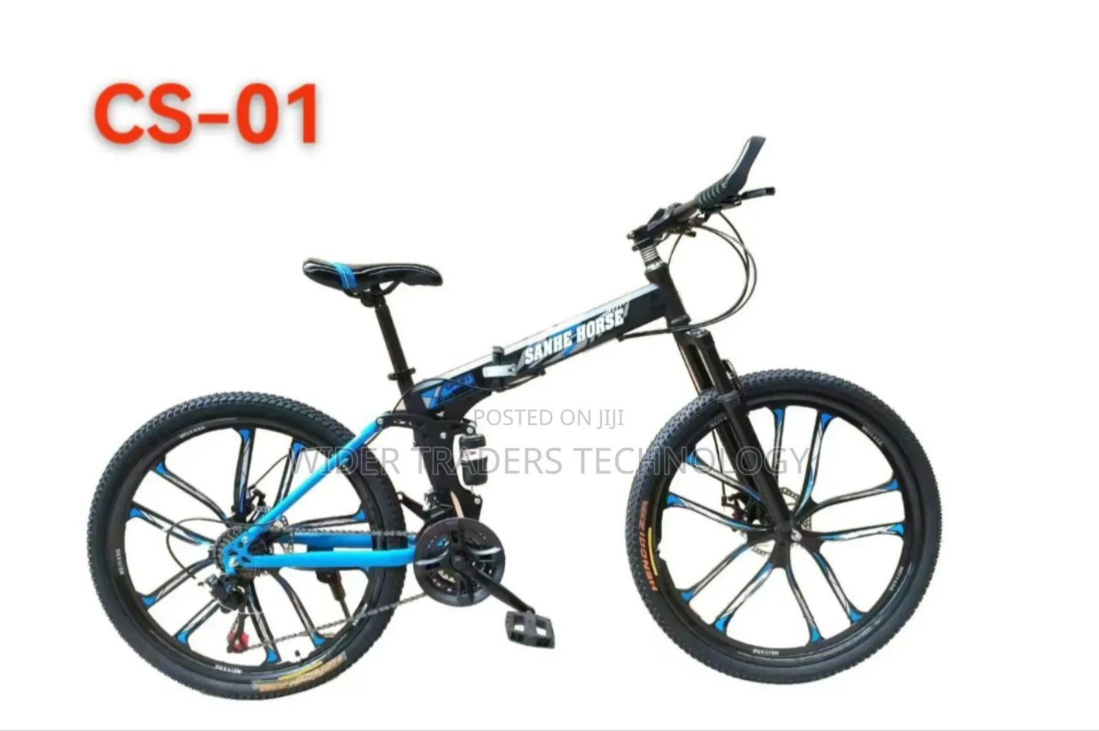 Sanhe Horse Cs-01 Folding Mountain Bike, A 26-inch Foldable Mountain