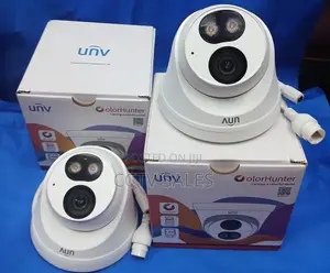 Indoor Dome CCTV Ip Camera With in Built Night Lights 2mp Uniview