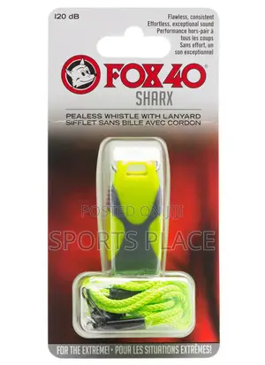 New Fox 40 Sharx Whistle With Lanyard