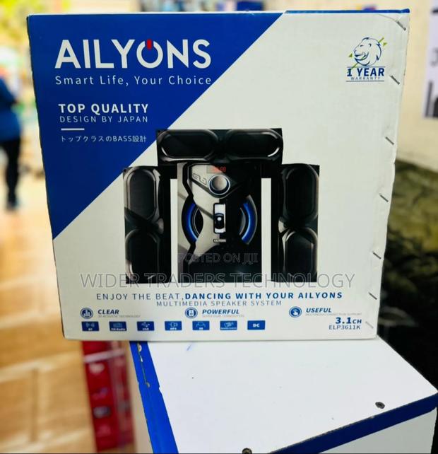 Ailyons 3.1ch Subwoofer Home Theatre Multi Media Bluetooth Speaker