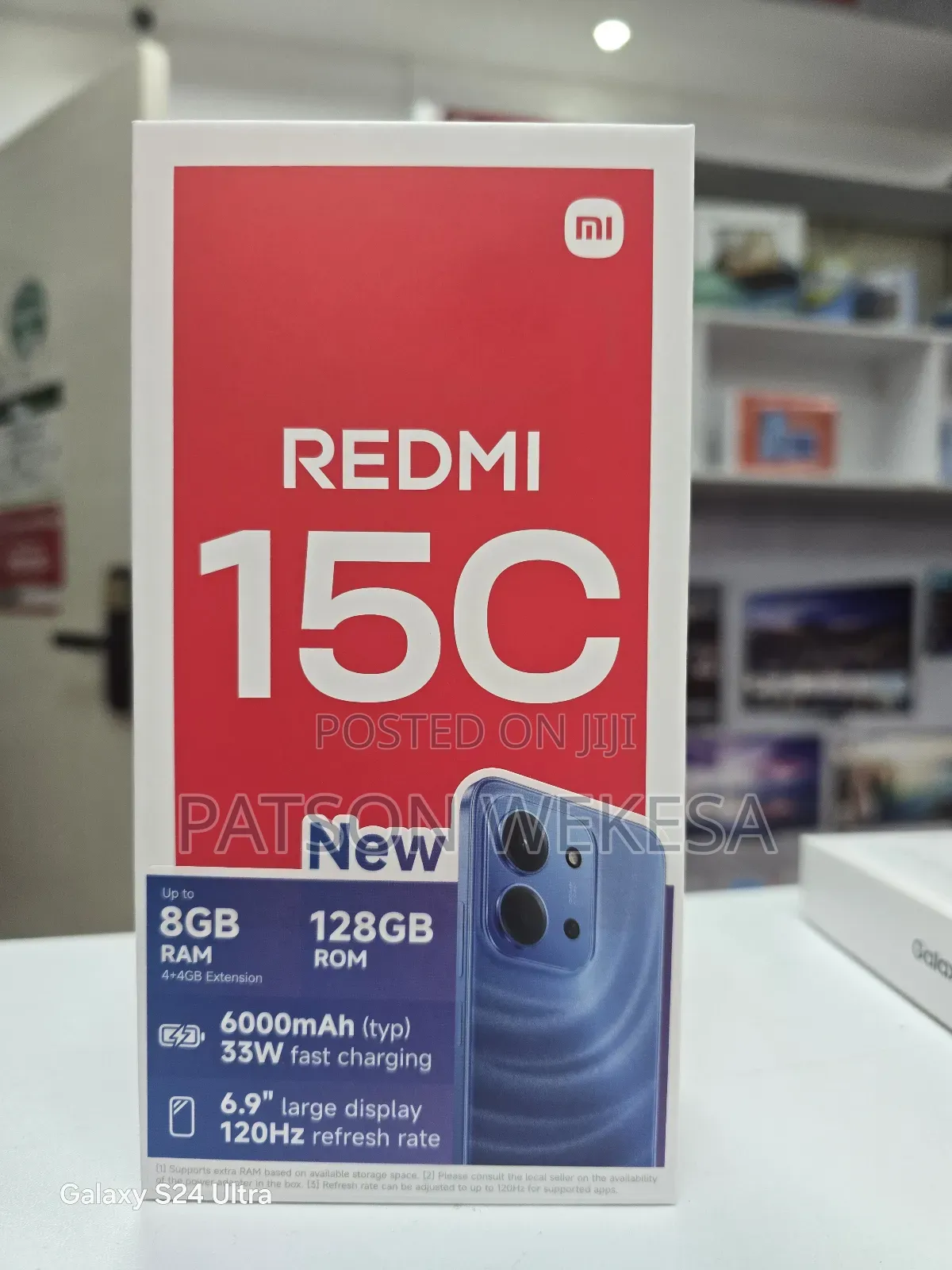 New Xiaomi Redmi 15C 4G 128 GB Black