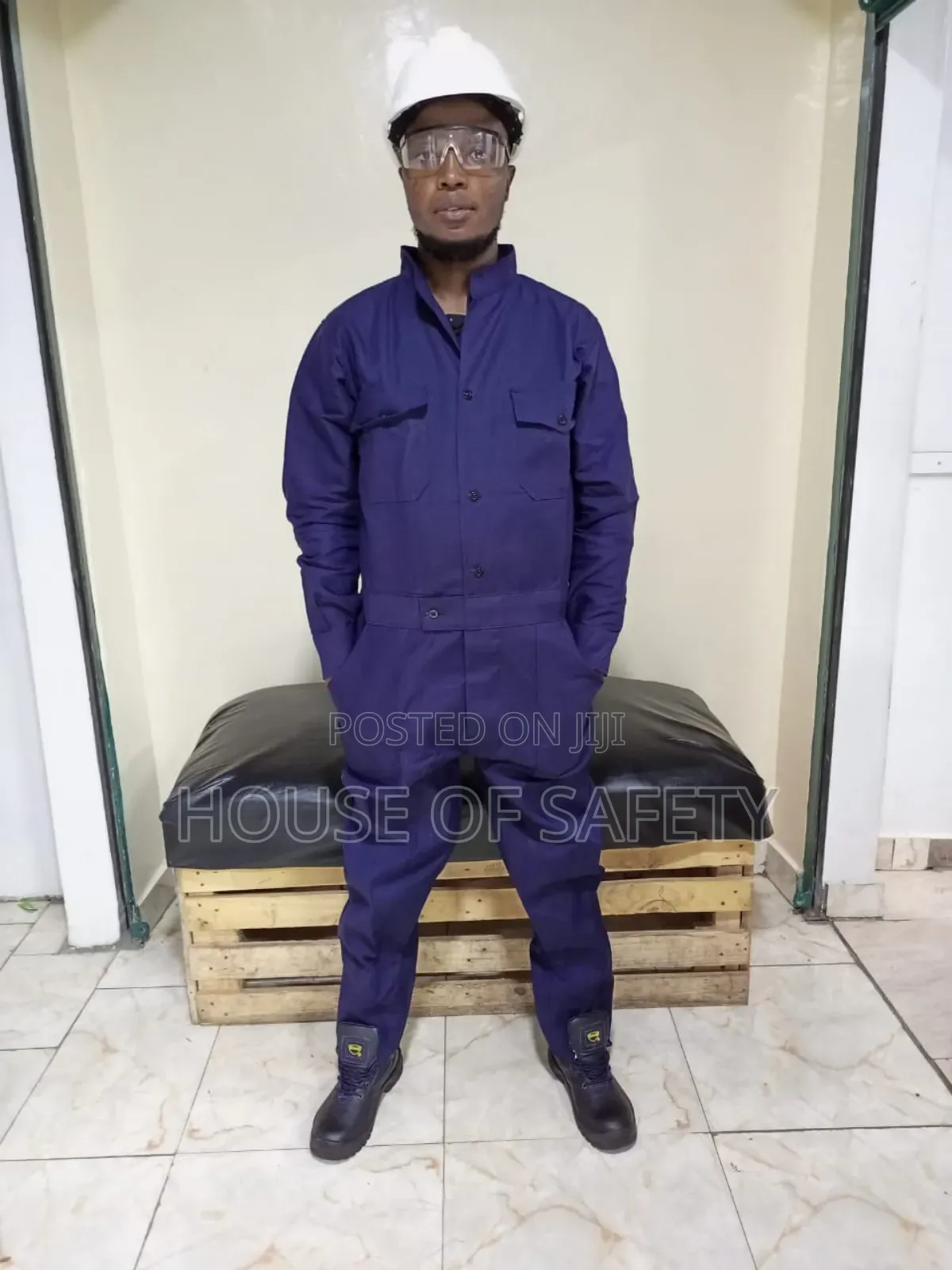 Pockets Navyblue Ordinary Coveralls