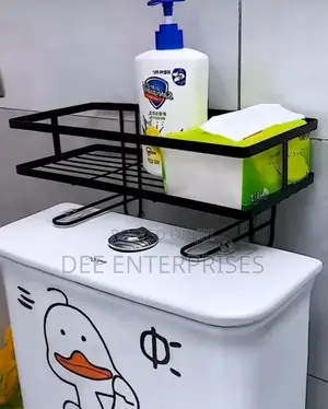 Single Layer Over the Toilet Rack/Shelf Bathroom