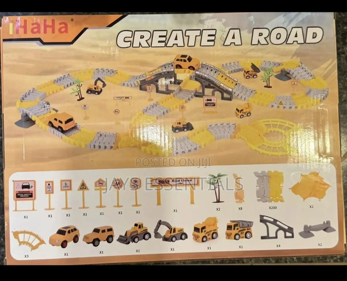 146pc Car Track : Diy Construction Racing Track
