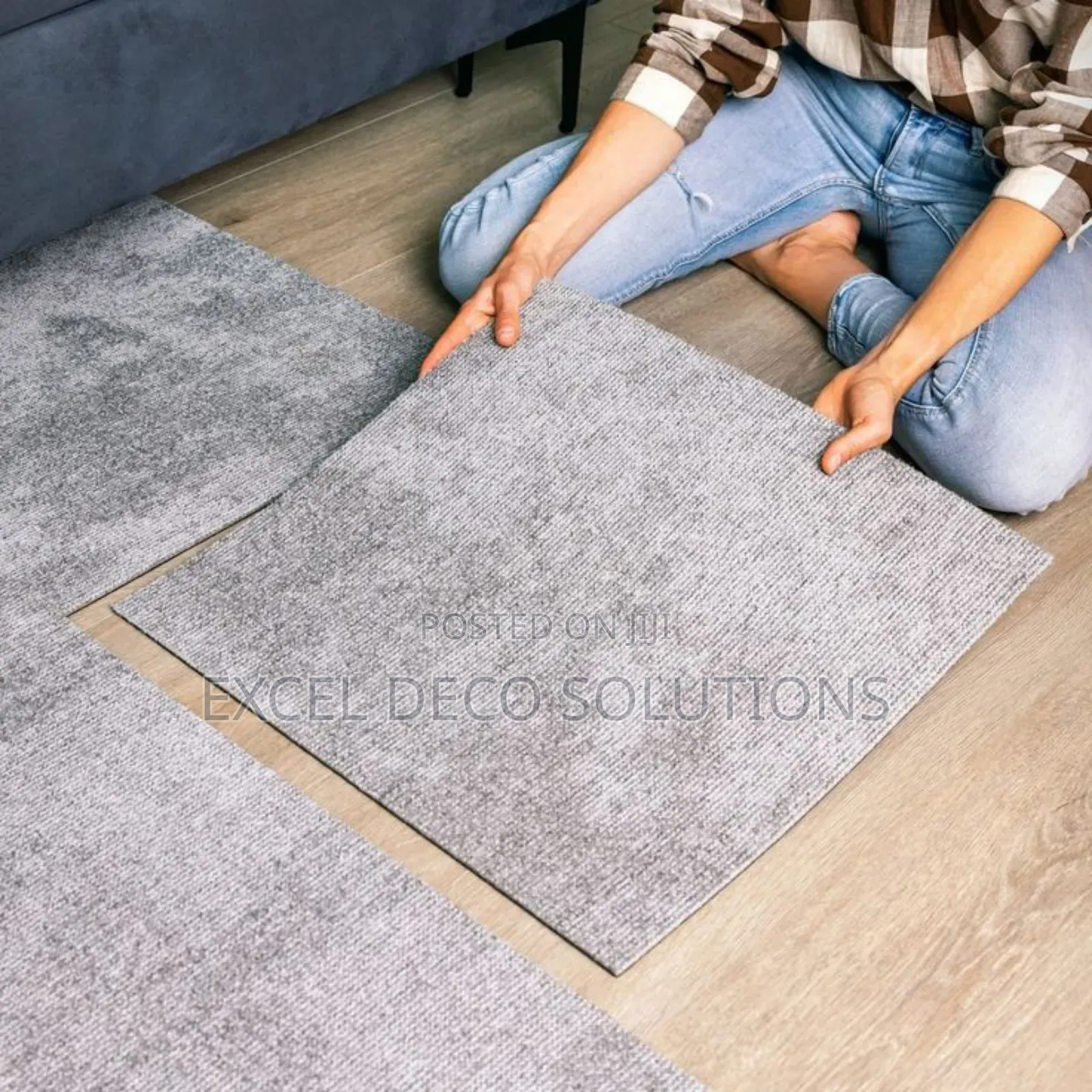 Elegant Dark Carpet Tiles – Modern Luxury for Homes Offices