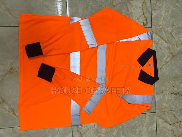 Black and Orange Work Polo - thumbnail 2