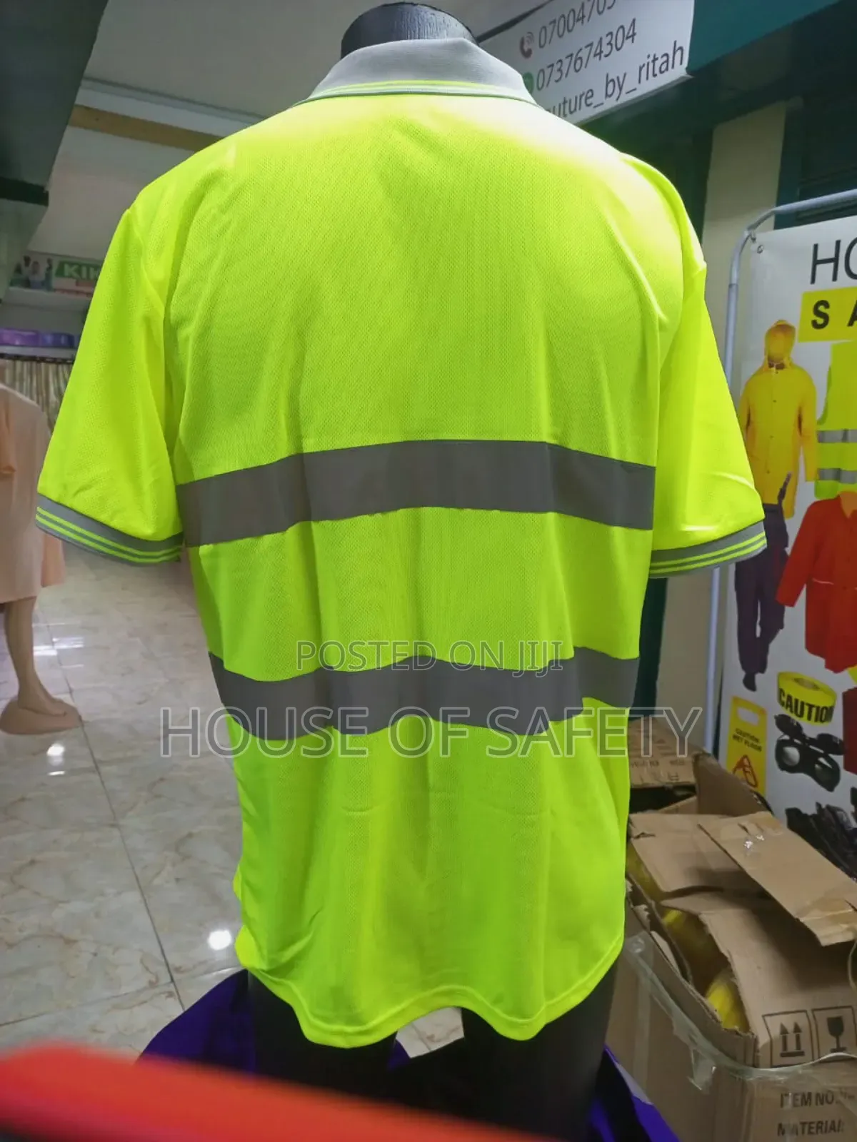 Luminous Green Polo T-Shirt on Sale