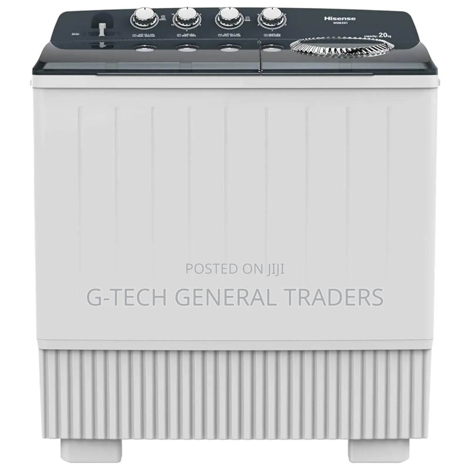 Hisense 20kg Twin Tub Semi Automatic Washing Machine