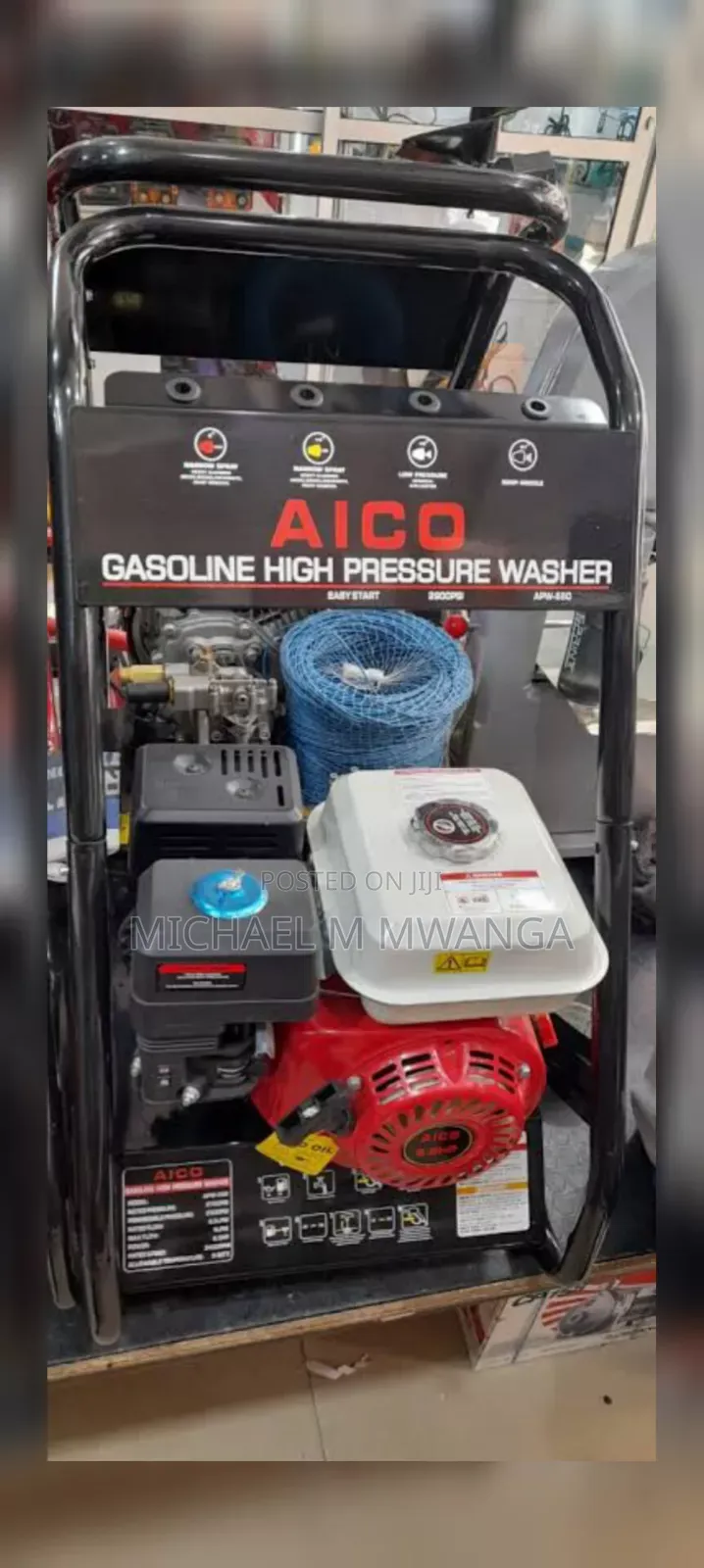 Gasoline High Pressure Car Wash Machine