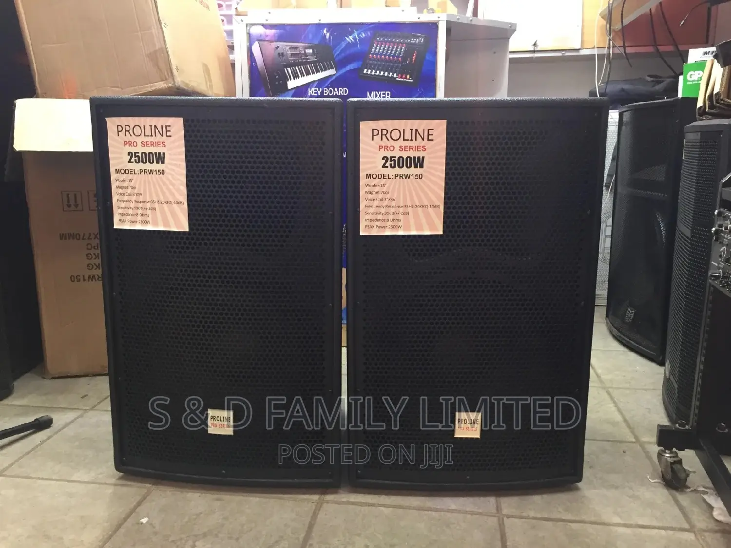 Proline Wooden Midrange Speaker 2500 Watts