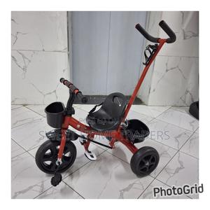 Tricycle With Push Handle and Safety Belt - main view