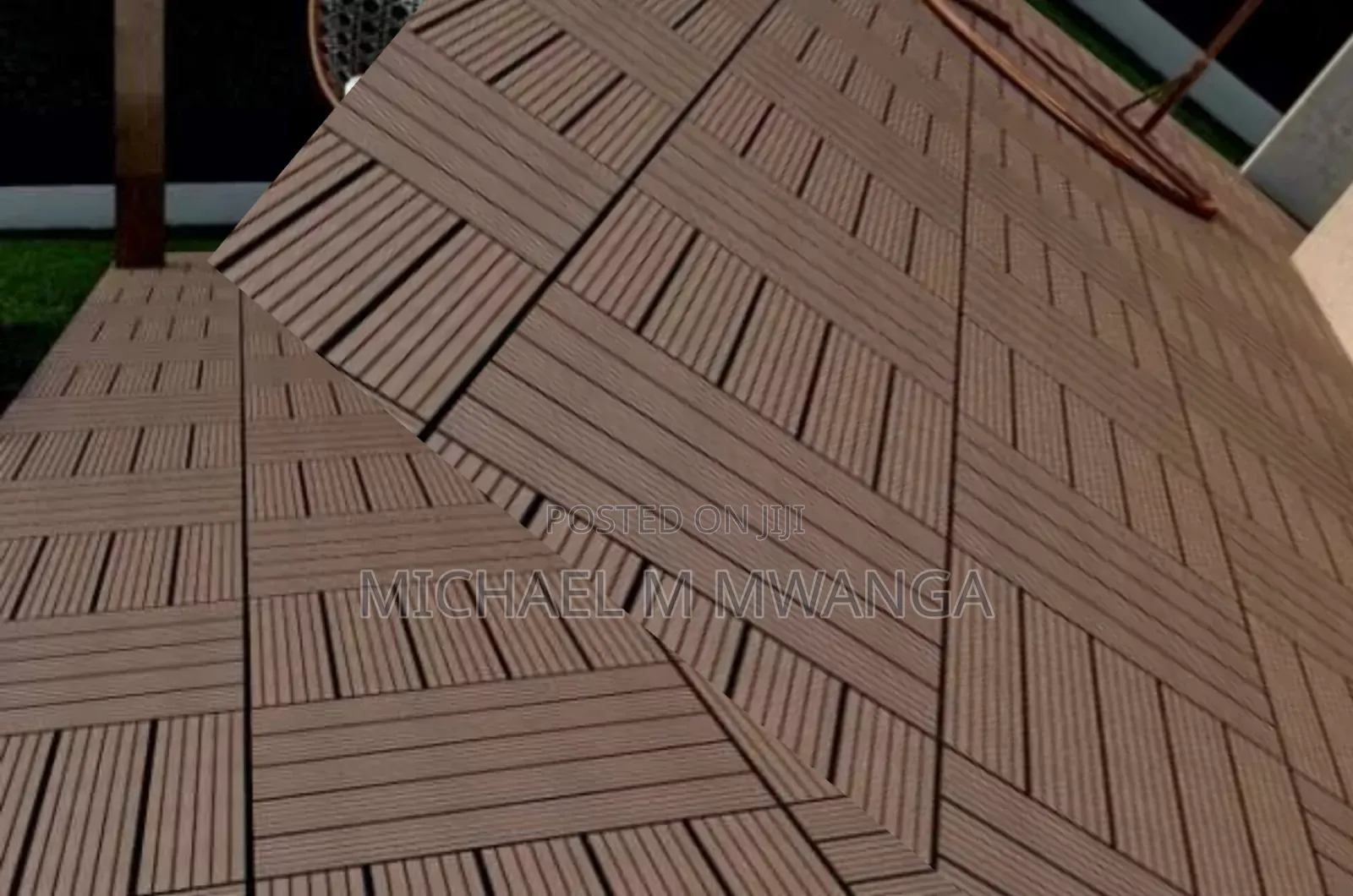 Slip- Resistance WPC Tiles