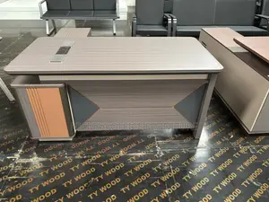 Office Desk: 1800mm Executive Modern L-Shaped Office Desk