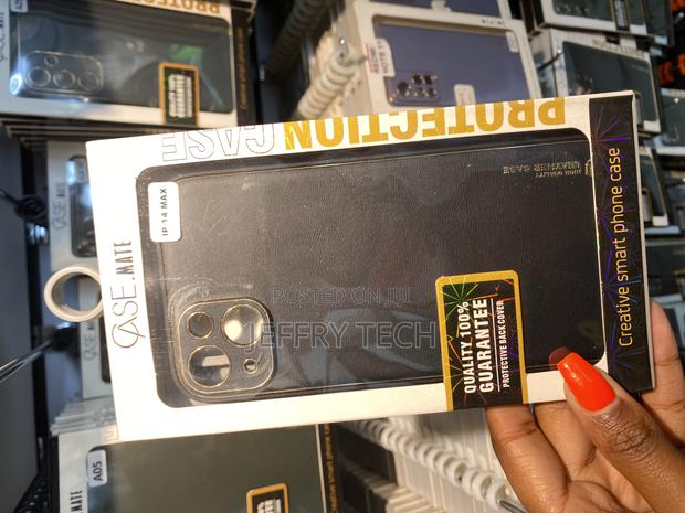 Weret Luxury Leather Plating Phone Case for iPhone 14pro Max - main view