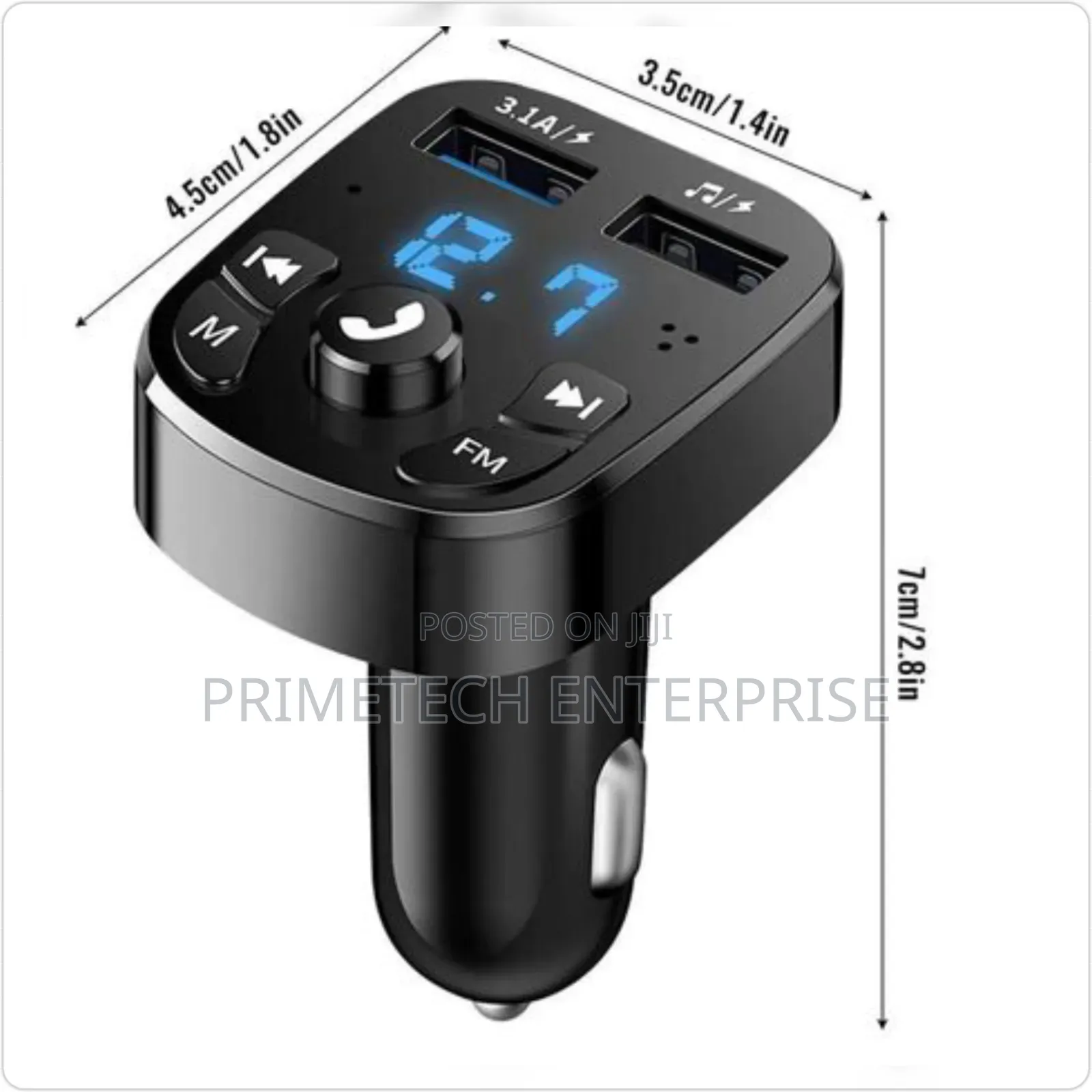 Car Charger With Pick Phone Button