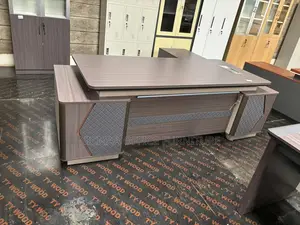 Office Desk: 2.4m Executive L-Shaped Office Desk With Extension