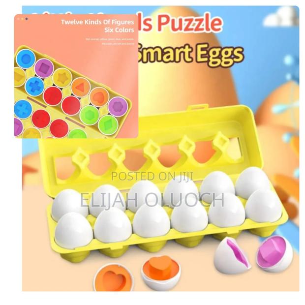12 Color Matching Eggs Game