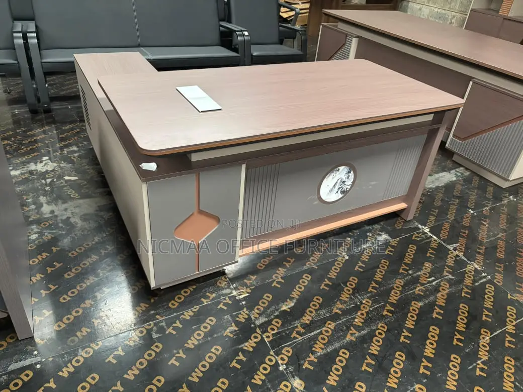 Office Desk: 2m Executive Advanced With Curves Desk