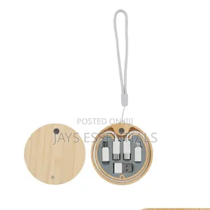 6-in-1 Bamboo Charging Cable Adapter Kit
