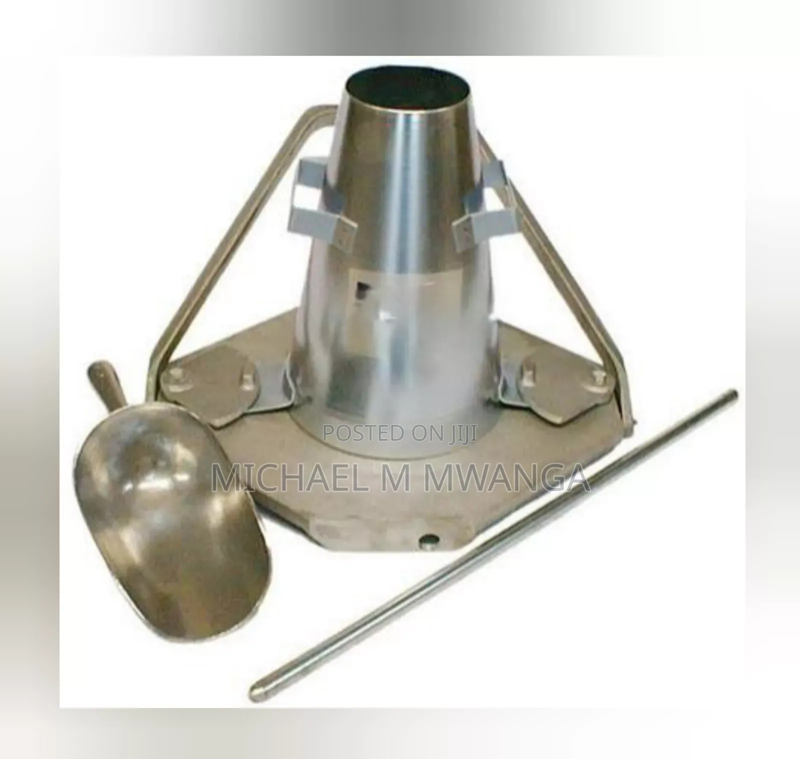 Anti-Rust Steel Slump Cone Kit