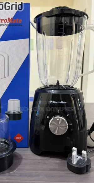 Electromate 2-in-1 Blender –Blender With Grinder, Stainless Blades 
