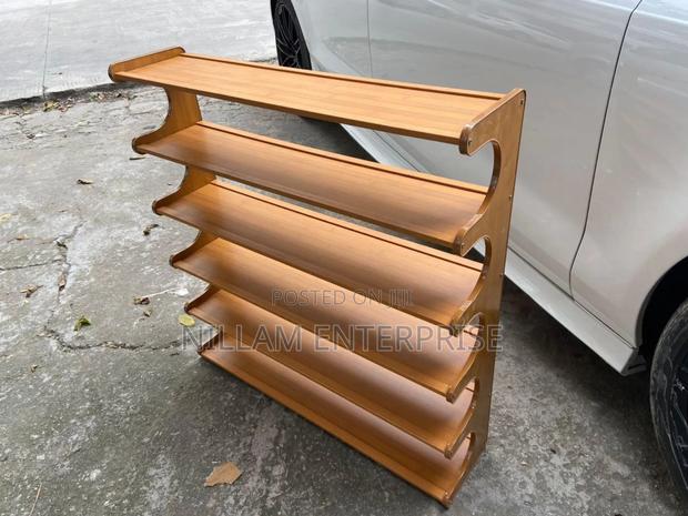 6 Layer Bamboo Shoe Rack - thumbnail 3