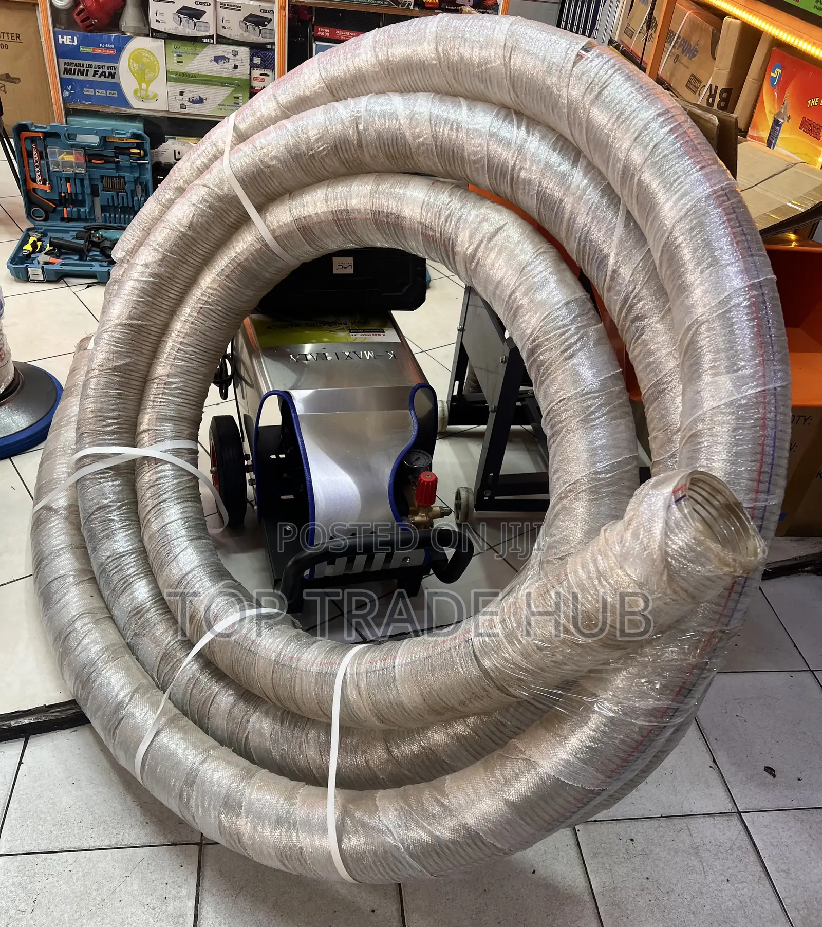 Nml Wired Pvc Suction Pipe 4 Inch - Per Meter