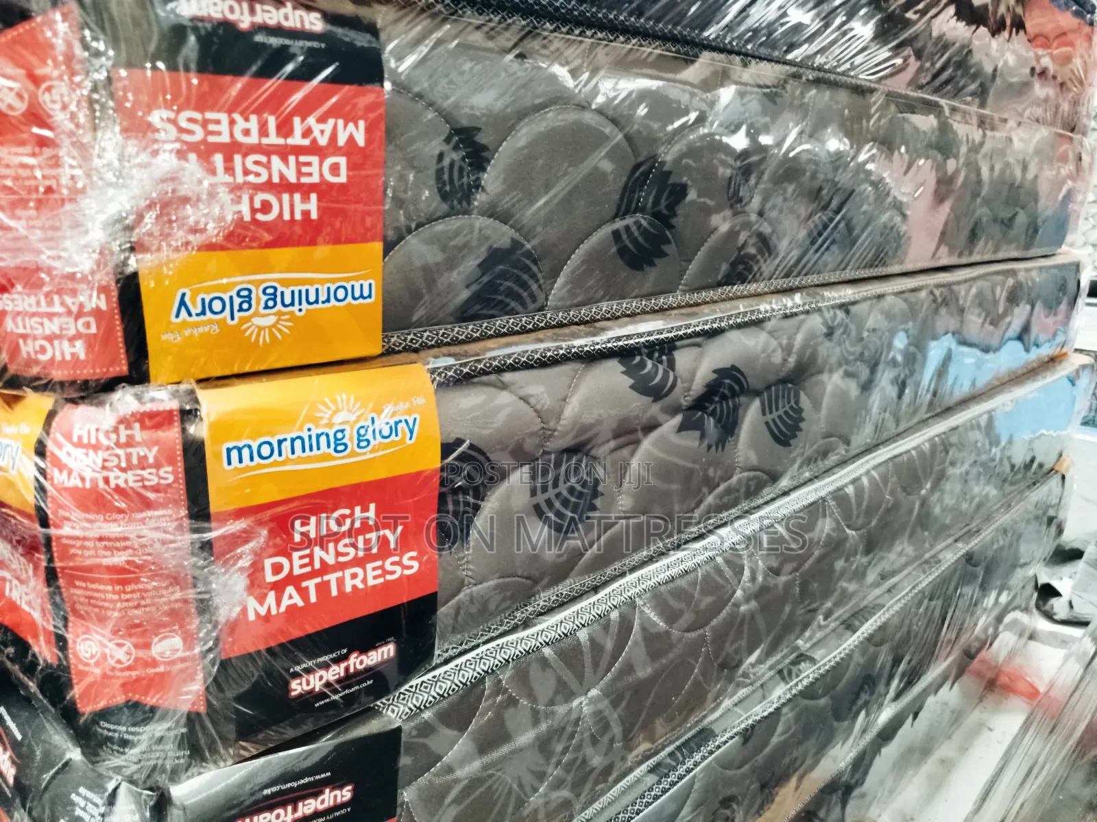 Double Bed - 4ft × 6ft 8inch Hd Quilted Mattresses + Free Delivery.