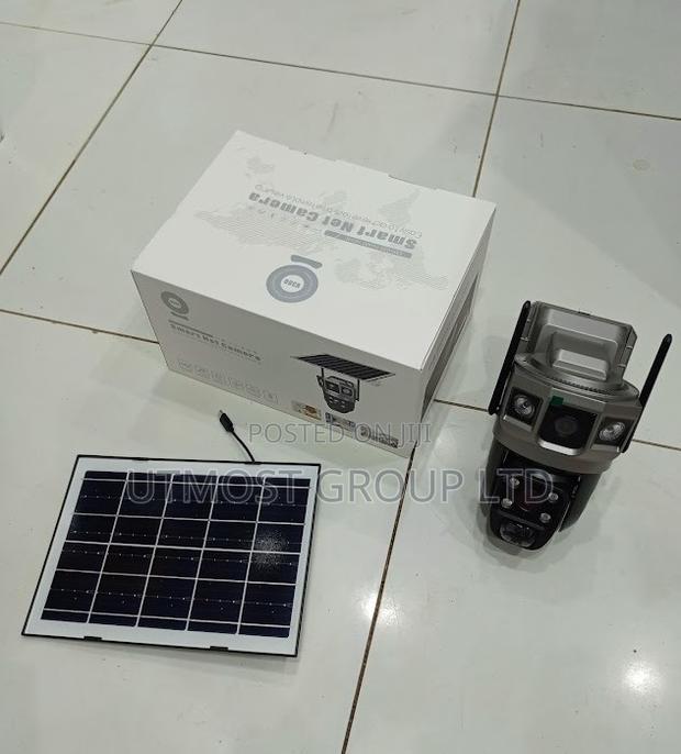 V380 Dual Lens Solar PTZ Camera 4g Lte Support for Remote Monitoring