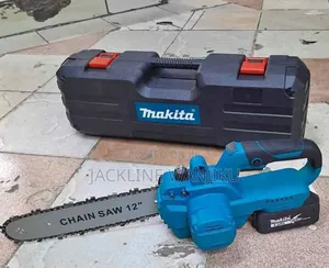 Portable Cordless Chain Saw 12"/. Rechargeable Chainsaw Saw Machine