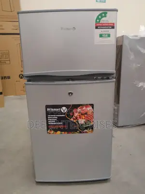 108l Silver Volsmart Double Door Refrigerator
