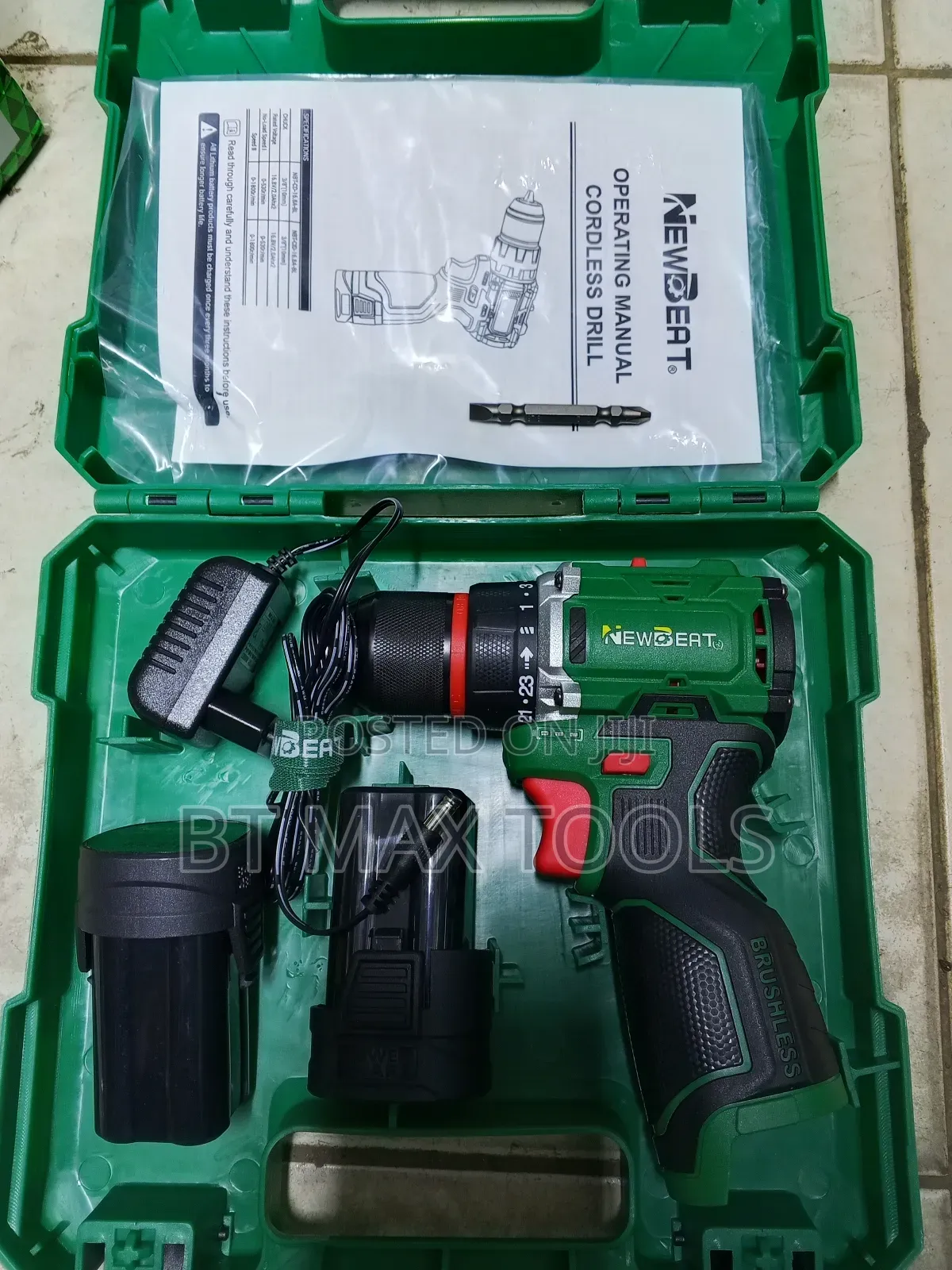 Newbeat Cordless Brushless Drill