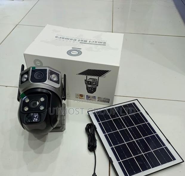 Intelligence and Smart V380 Pro Solar Sim Card Solar Camera Dual Lens