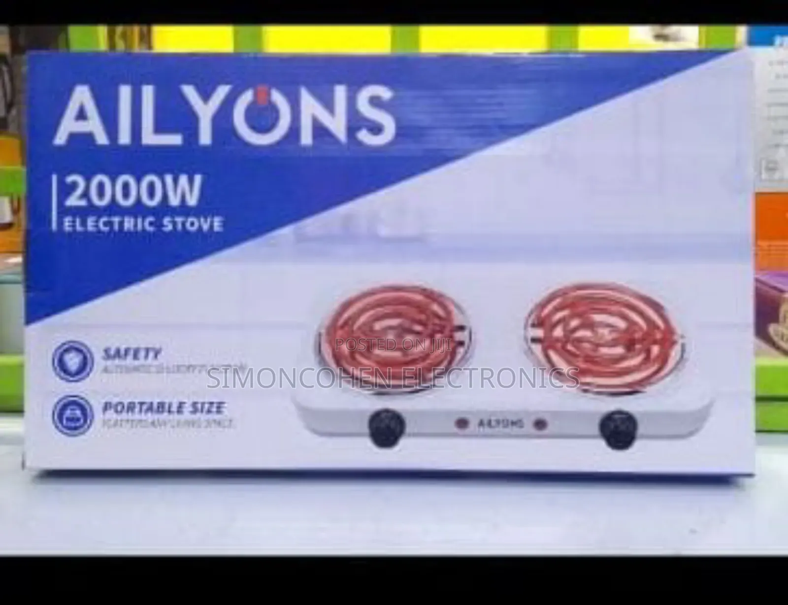 Ailyons Double Hot Plate Coil Electric Cooker