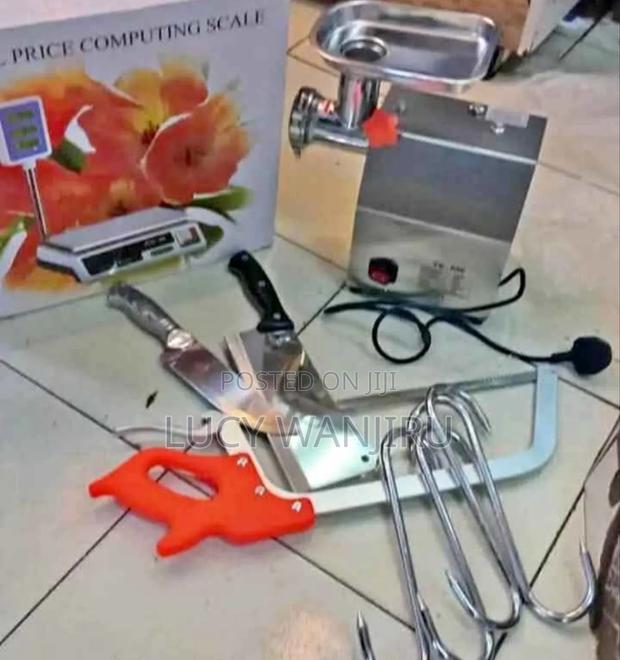 New Butchery Equipment/ Butchery Panga Hacksaw / Knifes / Hook S
