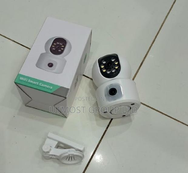 Icsee Dual Lens PTZ Camerahd Video and Night Vision, Full-Color Night