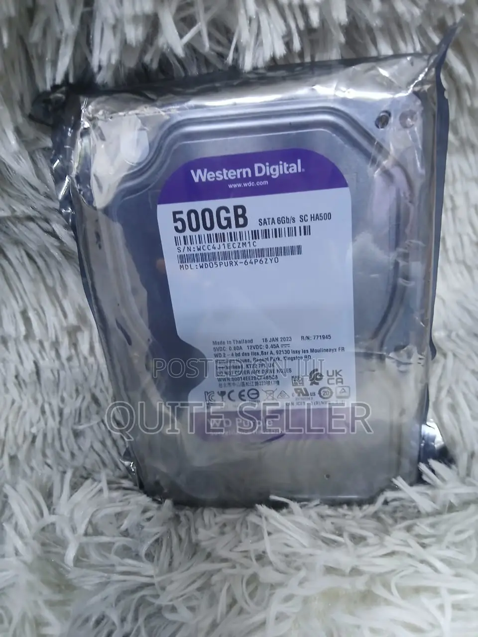 500hdd Wd Internal Computer Dard Disk Drive Purple Survelliance