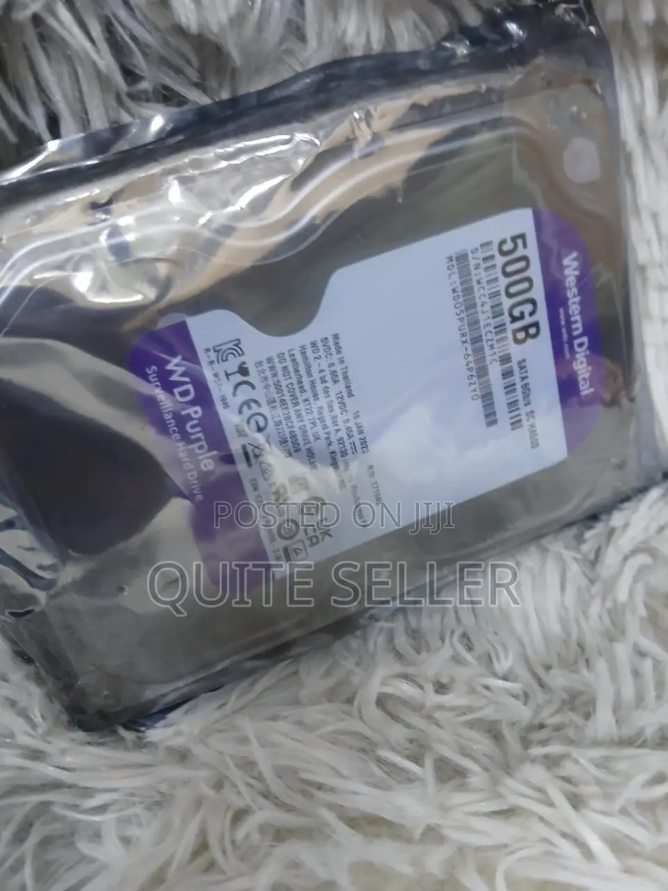 Widely Compatible 500gb Western Digital Purple Survelliance